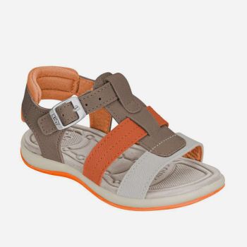 Sandale bébé détail orange - Multicolore - Kidy