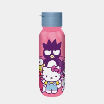 Gourde plastique avec embout Hello Kitty and friends 500ml - Rose
