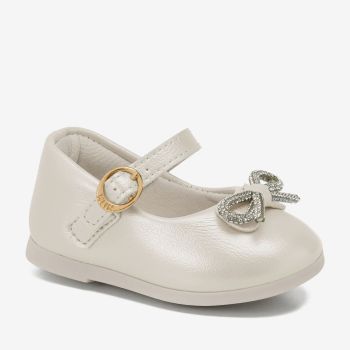 Ballerine bébé fille - Blanc cassé - KLIN