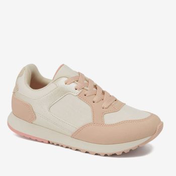 Baskets pour fille - Blanc/rose pale - KLIN