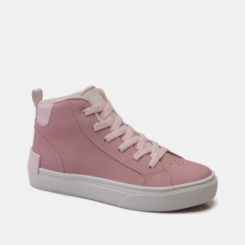 Baskets montantes paillettes pour fille - Rose - Klin