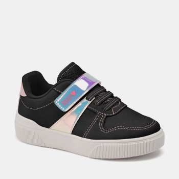 Sneakers à scratch métallique - Noir - Klin