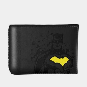 Portefeuille en cuir garçon Batman - Noir - DC comics
