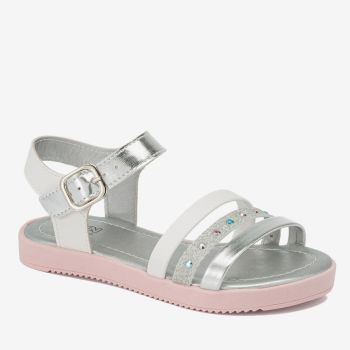 Sandales à boucles - Argenté - KLIN