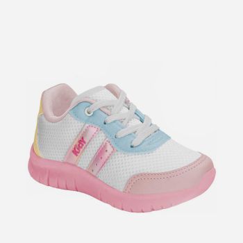 Tennis fille à détails rose - Multicolore - Kidy