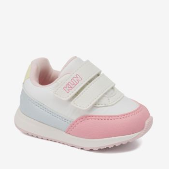 Baskets bébé fille - Rose/Blanc - KLIN 