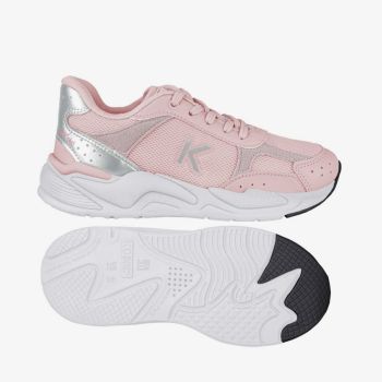 Baskets K pour fille - Rose/Argenté - Kidy