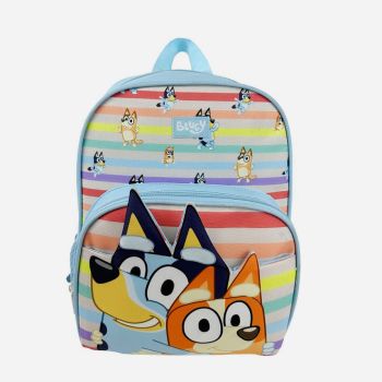 Sac à dos Bluey à rayures 30 cm - Multicolore - Bluey