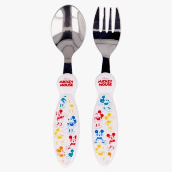 Lot de cuillère et fourchettes mickey mouse - Multicolore - Disney