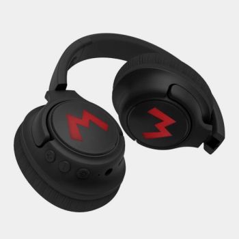 Casque audio Bluetooth super Mario - Noir