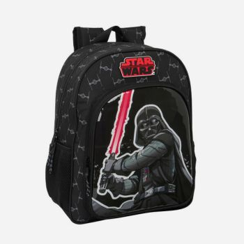 Sac à dos Adaptable Star Wars 38 cm - Noir - SAFTA