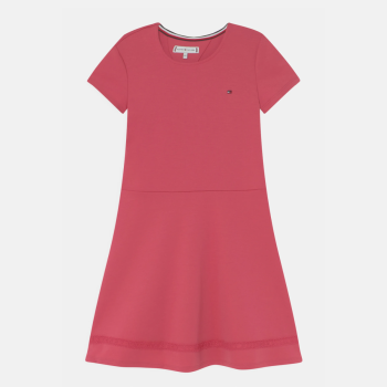 Robe volante fille -Tommy Hilfiger - Rose 