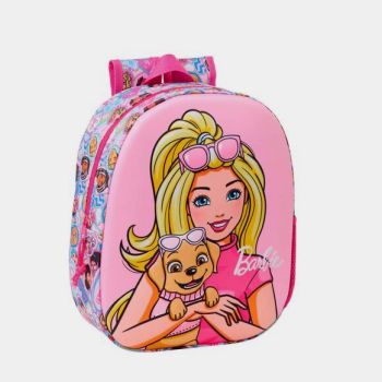 Sac à dos 3D Barbie 33Cm - Rose - Disney