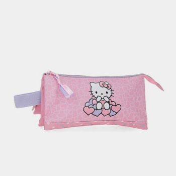 Trousse 3D Hello Kitty 3 en 1 - Rose