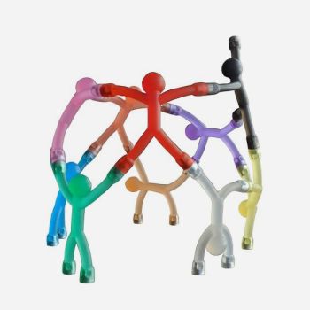 Lot de 10 jouets magnétique - Multicolore