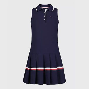 Robe tennis fille - Bleu - Tommy Hilfiger 