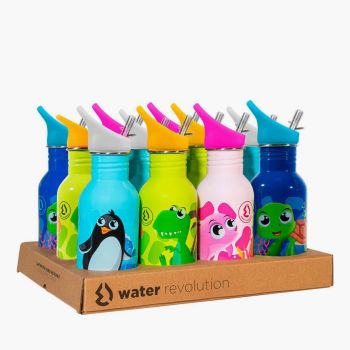 Gourde en acier inoxydable enfant 500ML - Multicolore -  Water Revolution