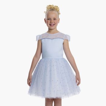 Robe princesse perlé - Bleu - Pamina