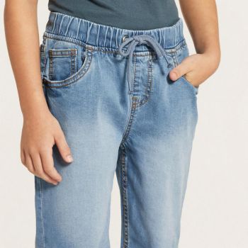 Bermuda jeans à corde - Bleu clair - Juniors