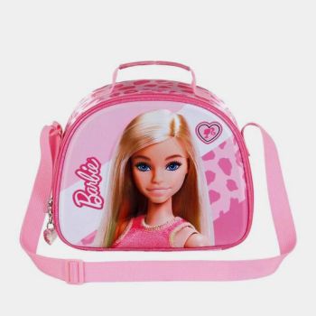 Sac à goûter Barbie 3D - Rose