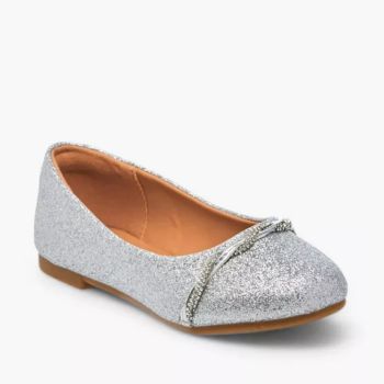 Ballerine pailletée fille - Argenté - Céleste 