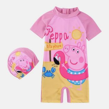 Maillot de bain Peppa pig 2pce  - Rose