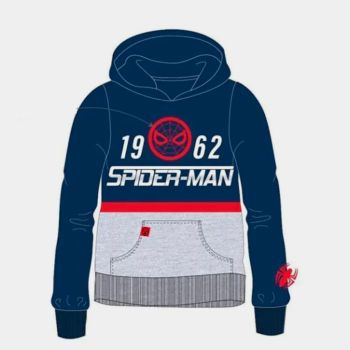Pull à capuche Spiderman - Gris bleu - Marvel