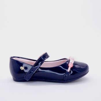 Ballerine perles love - Bleu - klin