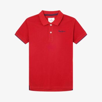Polo garçon - Rouge - Pepe Jeans