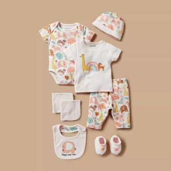 Kit naissance 9 pièces pour fille - Rose - Juniors