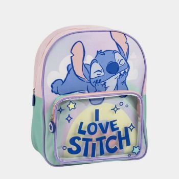 Sac à dos i love stitch 30 cm - Multicolore - Disney