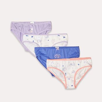 Lot de 4 caleçons fille - Multicolore - Waikiki