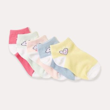 Lot de 5 paires de chaussettes fille - Multicolore - Juniors