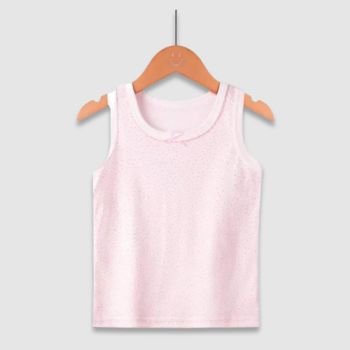 Sous corps sans manches pour fille - Rose