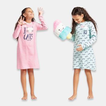 Lot de 2 robes de nuit cats - Multicolore - Juniors