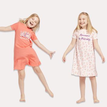 Lot de 2 robes de nuits Normal is boring - Rose - Juniors
