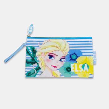 Trousse de rangement Elsa pour fille - Bleu - Disney