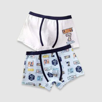 Lot de 2 Boxers Lucky Digital - Bleu