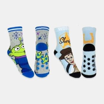 Lot de 2 chaussettes Toy story - Gris 