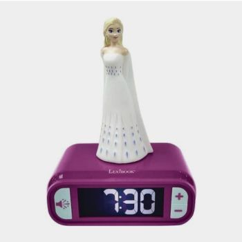 Réveil veilleuse avec sons reine des neiges - Multicolore - Disney