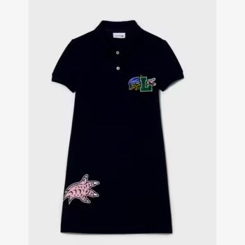 Robe polo - Bleu foncé - Lacoste 