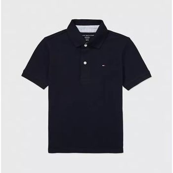 Polo garçon - Bleu foncé - Tommy Hilfiger  