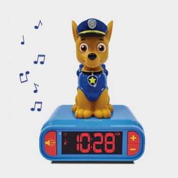Réveil veilleuse avec sons Pat patrouille - Bleu - Lexibook
