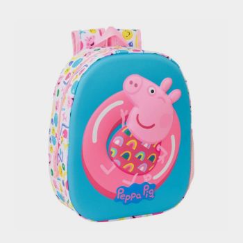 Sac à dos swim 3D Peppa Pig 34 cm  - Multicolore - Safta