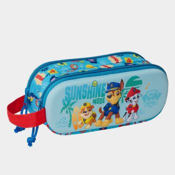 Trousse double Pat patrouille - Bleu - Nickelodeon