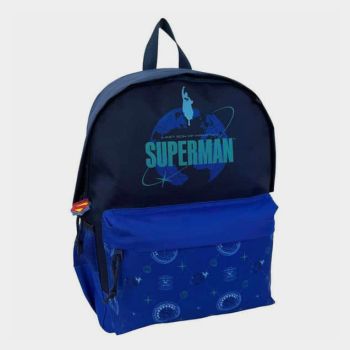 Sac à dos Superman 42 cm - Noir/Bleu - DC comics 