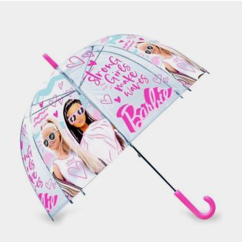 Parapluie transparent Barbie - Rose - BARBIE