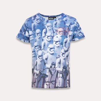 T-shirt star wars garçon - Bleu - Disney