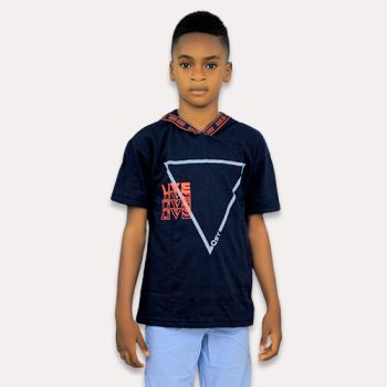 T-shirt à capuche - Bleu - Quimby