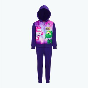 Ensembe jogging fille super wings - Violet - Disney